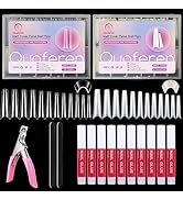 480Pcs XXL Coffin Nails Tips, Extra Long Acrylic Nails, Natural &amp; Clear Nail Tips for Acrylic Nai...