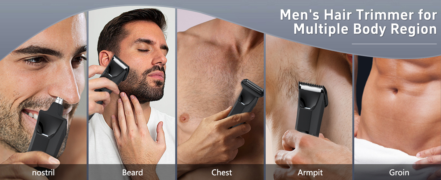 manscape body hair trimmer for men