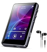 32G MP3 Player Bluetooth 5.0, Full Touch Screen HiFi Lossless MP3 Music Player, Line-in Speaker, ...