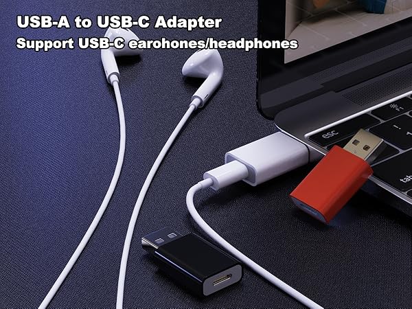 usb c to usb adapter for type c headphone