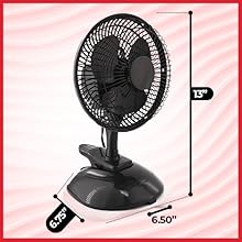 Portable Desk and Clip on Fan