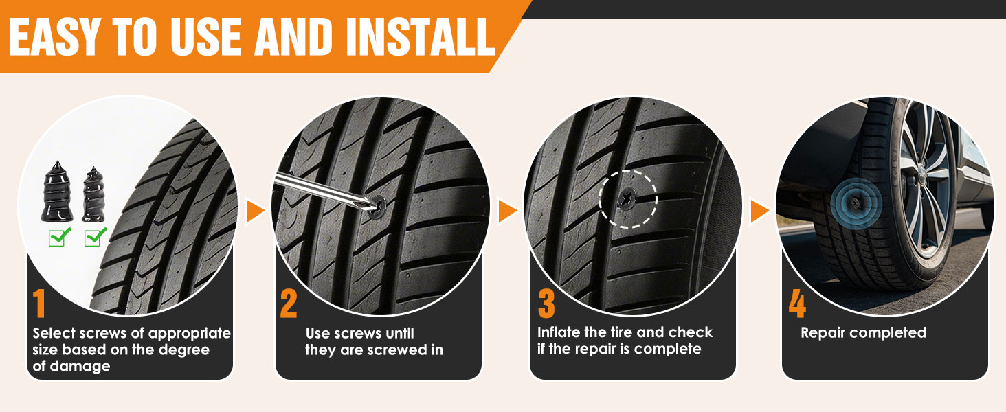 Tire Repair Rubber Nail