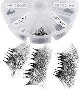 Premade Fans Eyelash Extension 500 Fans Handmade Loose Volume Lashes Mutiple Options 10D Pre-made...