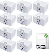 10 PSC Vacuum Bags Compatible with Ecovacs Deebot X1 Omni Turbo T10 T20 Omni T20/T20 Max/T20 Pro/...