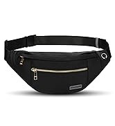 MAXTOP Large Crossbody waist Pack with 4-Zipper Pockets,Gifts for Enjoy Sports Festival Workout T...