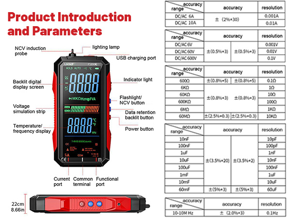 Multimeter Function Introduction and Specifications