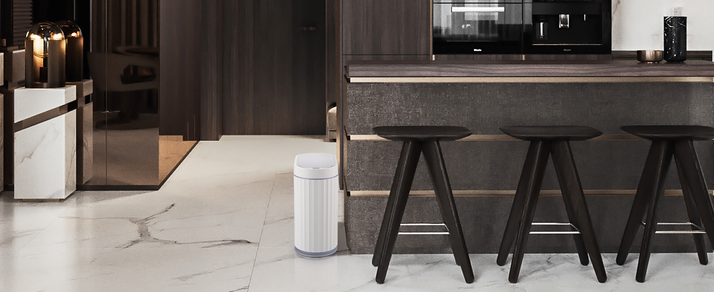 small bathroom trash can