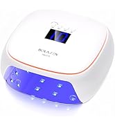 BOLASEN LED Nail Lamp-60W Gel Nail Light with LED Ceramic Lamp Beads, No UV Skin Damage, Professi...