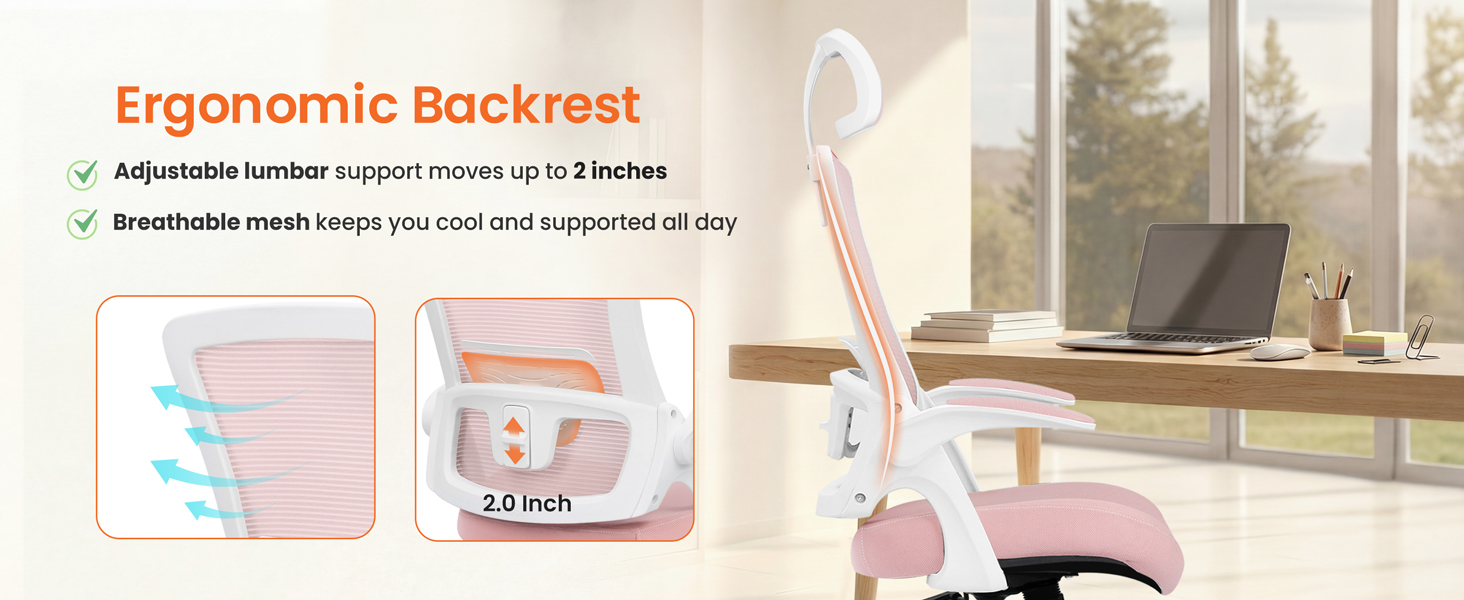 High Back Chair for Ultimate Spine Support