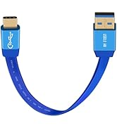 YINGAYOU USB C Charger Cable 10Gbps Flat USB Cable 60W 30V 3A Data Transfer Cable USB to Type C f...