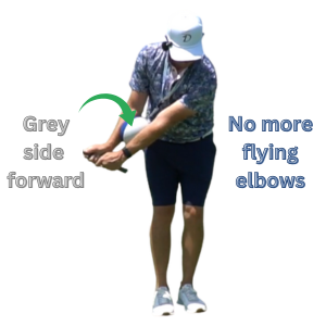 Compression back swing
