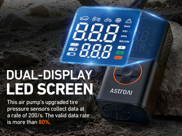 Bike Pump tire inflator portable air compressor e bike accessories