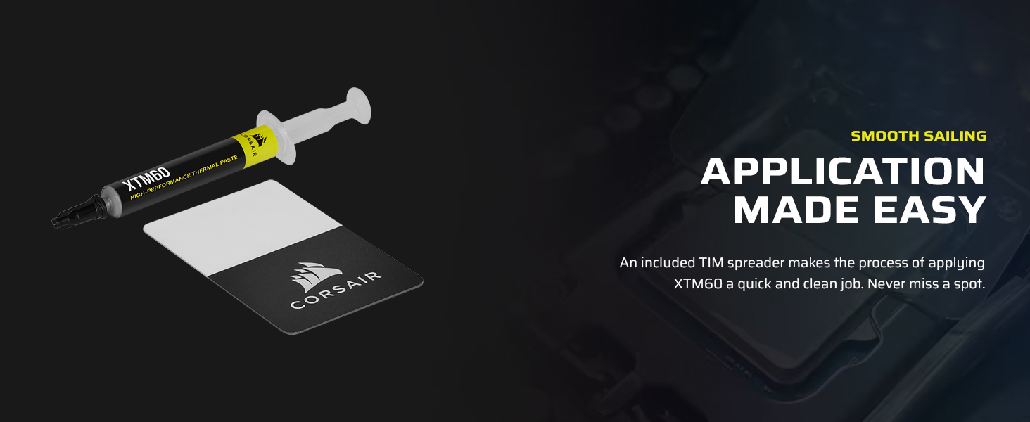 easy application; TIM spreader; non corrosive; cooling; pc cooling; cool thermal paste;