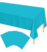 Teal Plastic Tablecloth Disposable