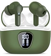 Wireless Earbuds, Bluetooth 5.4 Headphones HiFi Stereo, Bluetooth Earbuds with ENC Noise Cancelli...