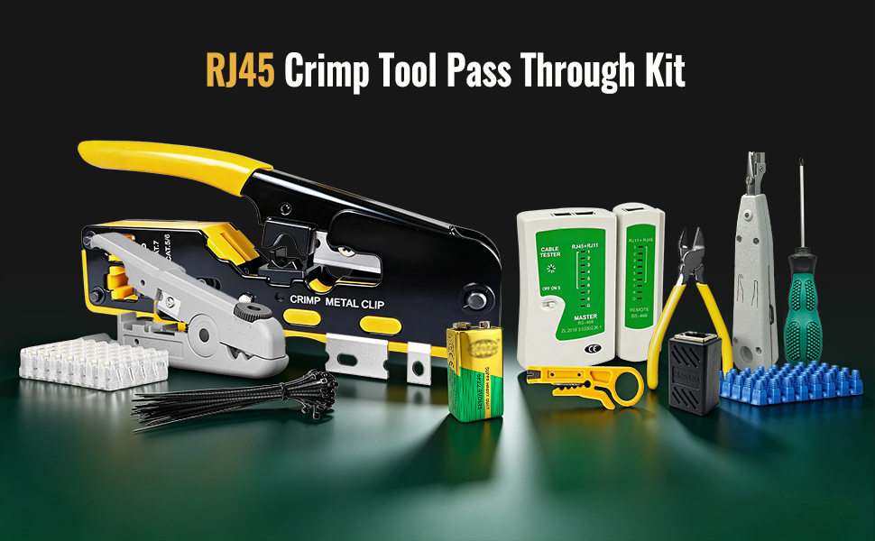 RJ45 Crimp Tool Kit