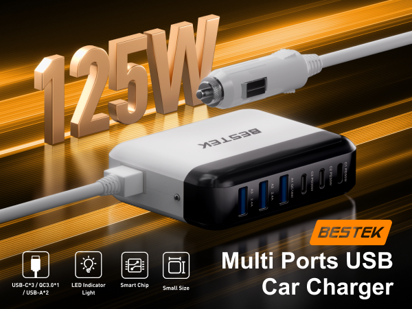 Multi Ports USB Car Charger