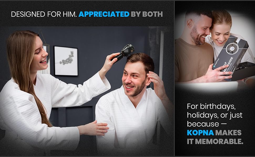 holiday gift for men man christmass birthday hair care growth scalp health hair loss