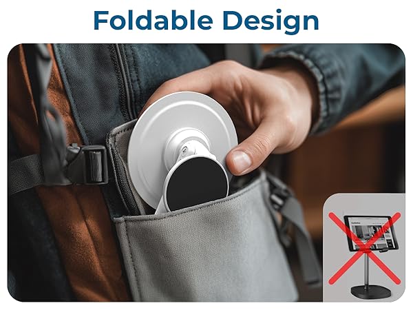 Take portability to new heights with this foldable iPhone magnetic stand—your MagSafe iPhone stand.