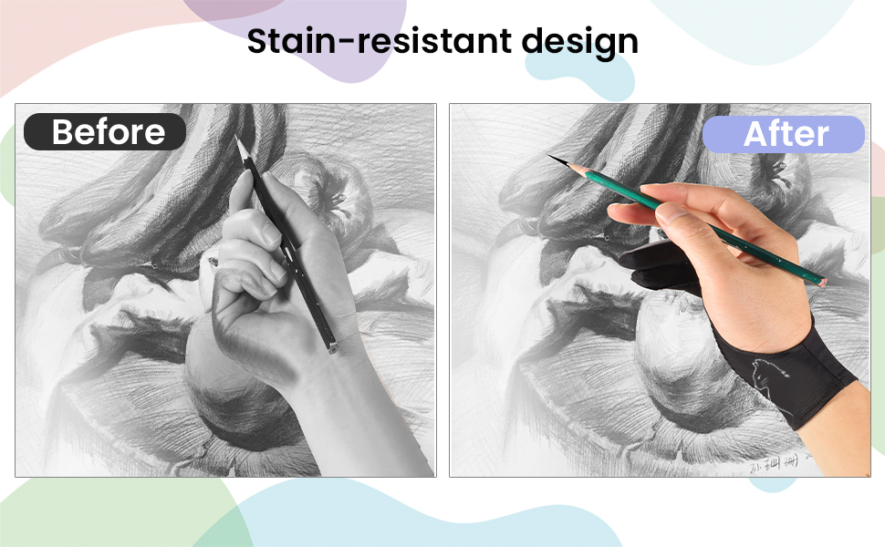 Low-friction, stain-resistant material lets your hand glide effortlessly across your screen