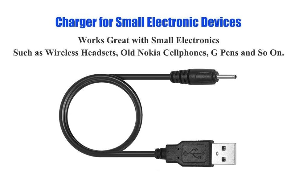 USB DC Charger Charge Charging Cable for Mini S530 Smallest Invisible Wireless Bluetooth Earbuds