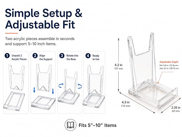 12 Pack Book Display Stand