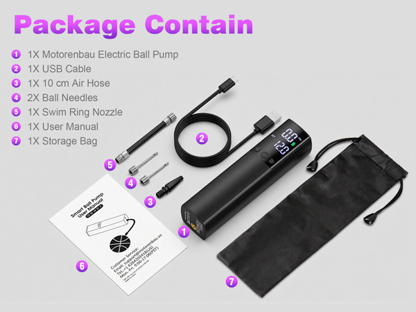 electric soccer ball pump