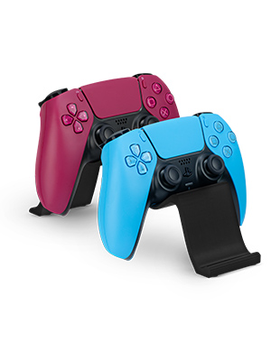 Dual Game Controller Holder For Desks - Suitable for PS5, XBOX, SWITCH, Retro &amp; Legacy Gamepads