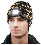 Keains Unisex Bluetooth Led Beanie with Light and Wireless Headphones, Unique Christmas Tech Gift...