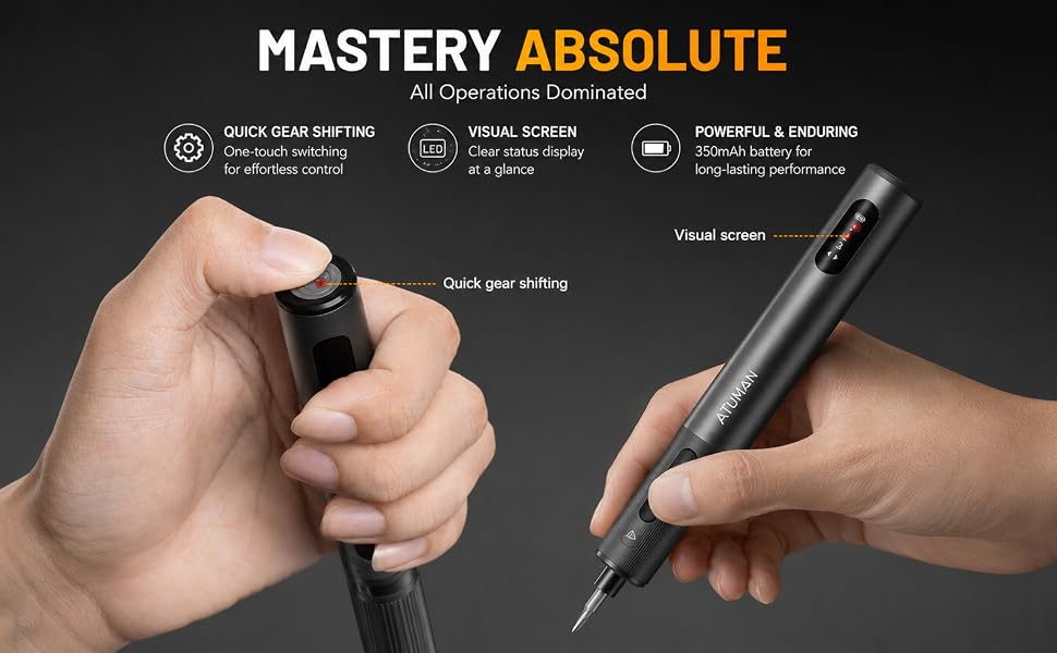 Precision Electric Screwdriver Set