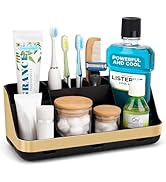 GFWARE Gold Toothbrush Holders for Bathrooms Countertop Organizer - Detachable 7 Slots Electric T...