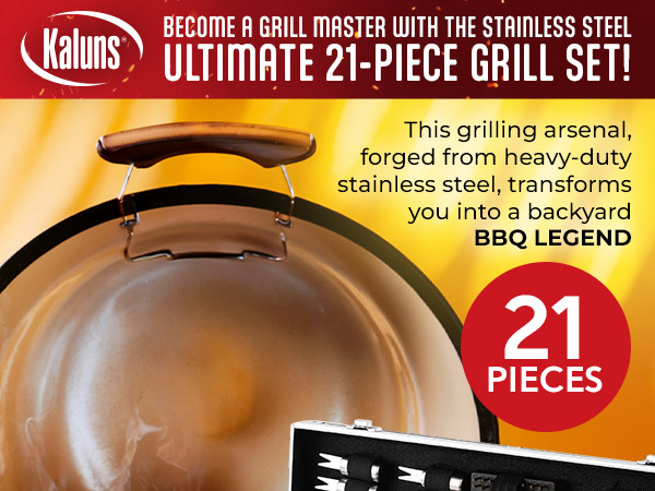 Ultimate 21 Piece Grill Set