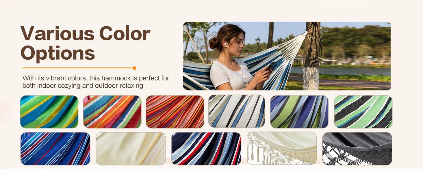 JoyView Brazilian Double Hammock