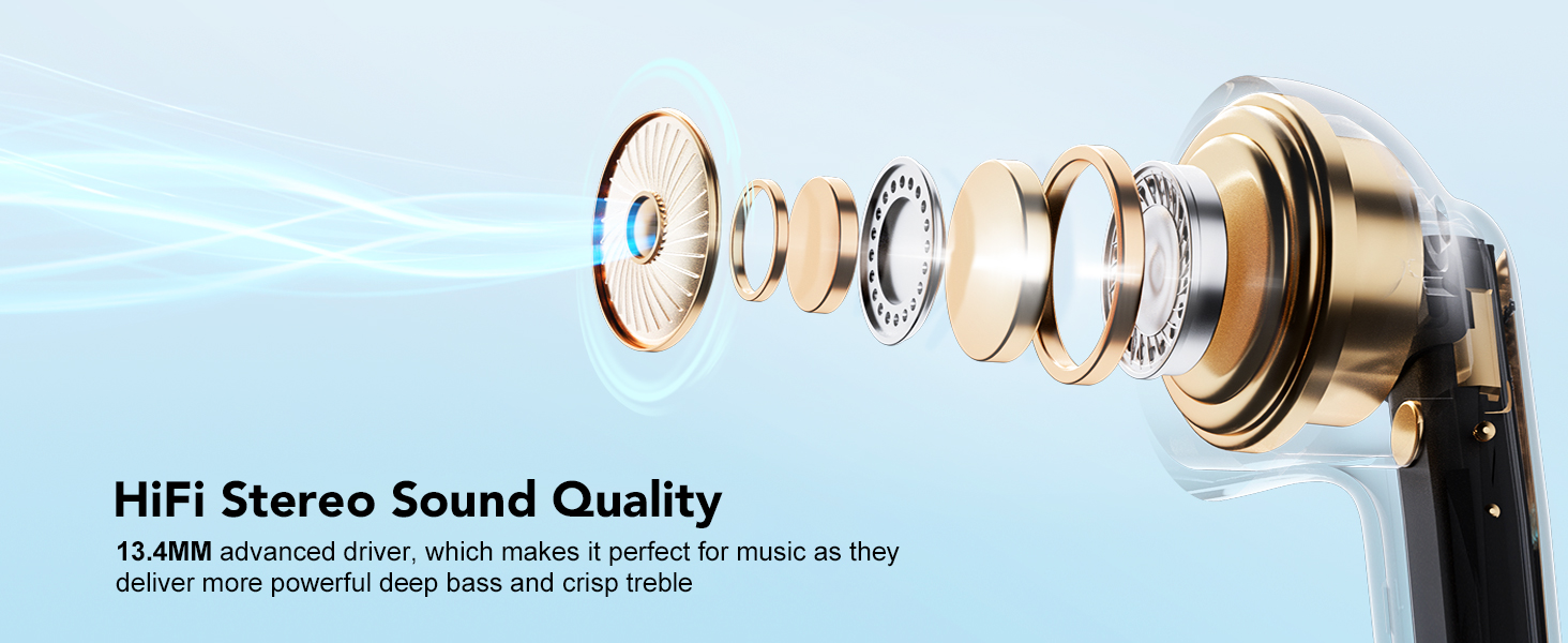 Wireless Earbuds, New Bluetooth 5.4 Headphones