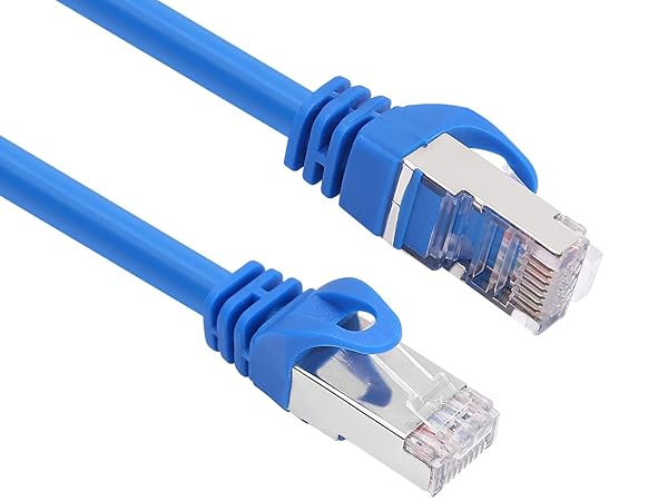 AvesView CAT6 Shielded Ethernet Cable (SFTP) Snagless 10Gbps High-Speed 550MHz 25ft