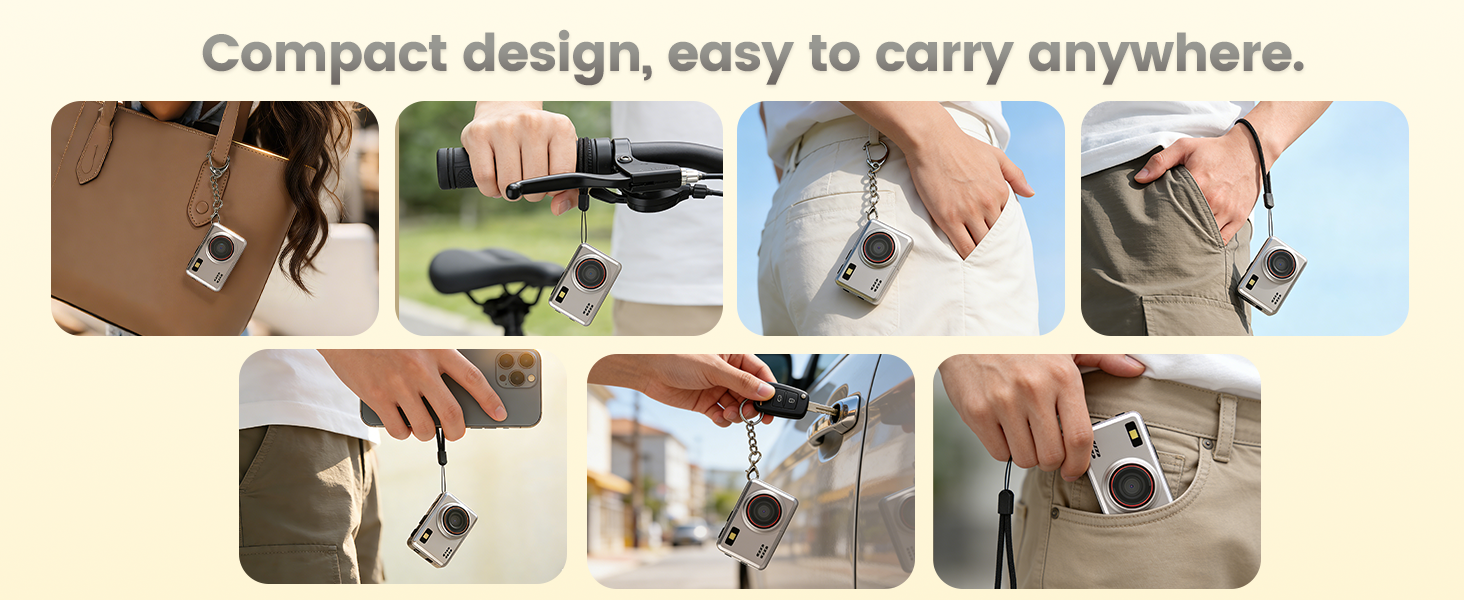 Mini keychain camera