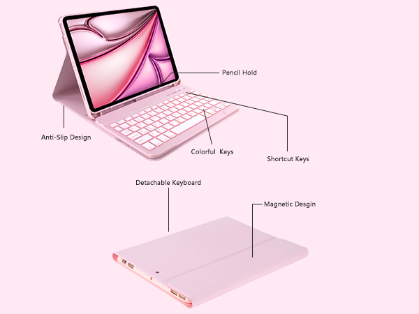 ipad air 11 inch case with keyboard