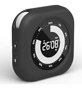 PERSUPER Visual Timer for Kids, 10 Hours Countdown/Up, with Rechargeable, 3 Brightness Display, 3...