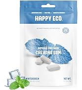 Natural Chewing Gum (84 Pcs) - Organic Xylitol Gum for Cavities Sugar Free - Aspartame Free Natur...