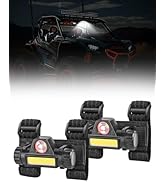 ZIDIYORUO UTV Dome Light – Rechargeable UTV Cage Roof Lights, Universally fit Polaris Can-Am Yama...