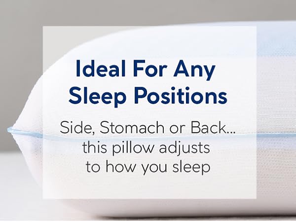 Classic Brands Reversible Cool Gel and Memory Foam Double-Sided Pillow