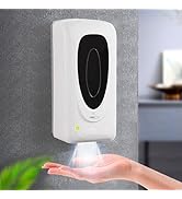 Jewaytec Automatic Hand Sanitizer Dispenser Wall Mount, Liquid Hand Sanitizer Spray Dispenser, 33...