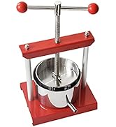 SQUEEZE master Cheese Tincture Herb Fruit Wine Manual Press -0.53Gallon/ 2 Litre-Power Ball Handl...