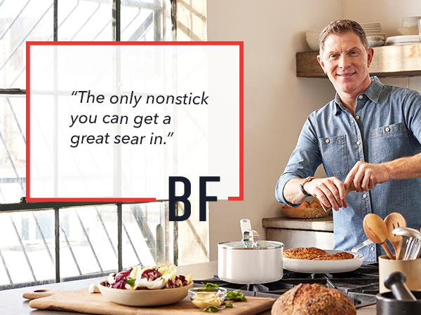 GreenPan, Ceramic Nonstick, PFAS-Free, Non-Toxic, Cookware, Frypans, Bobby Flay