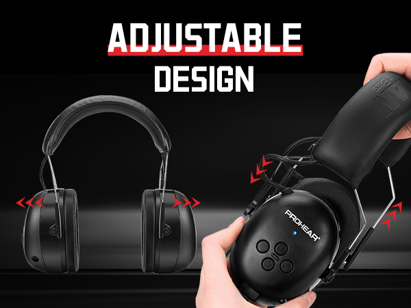 Gifts Bluetooth Headphone Noise Reduction Ear Muffs 40H Playtime for Mowing Workshops Snowblowing
