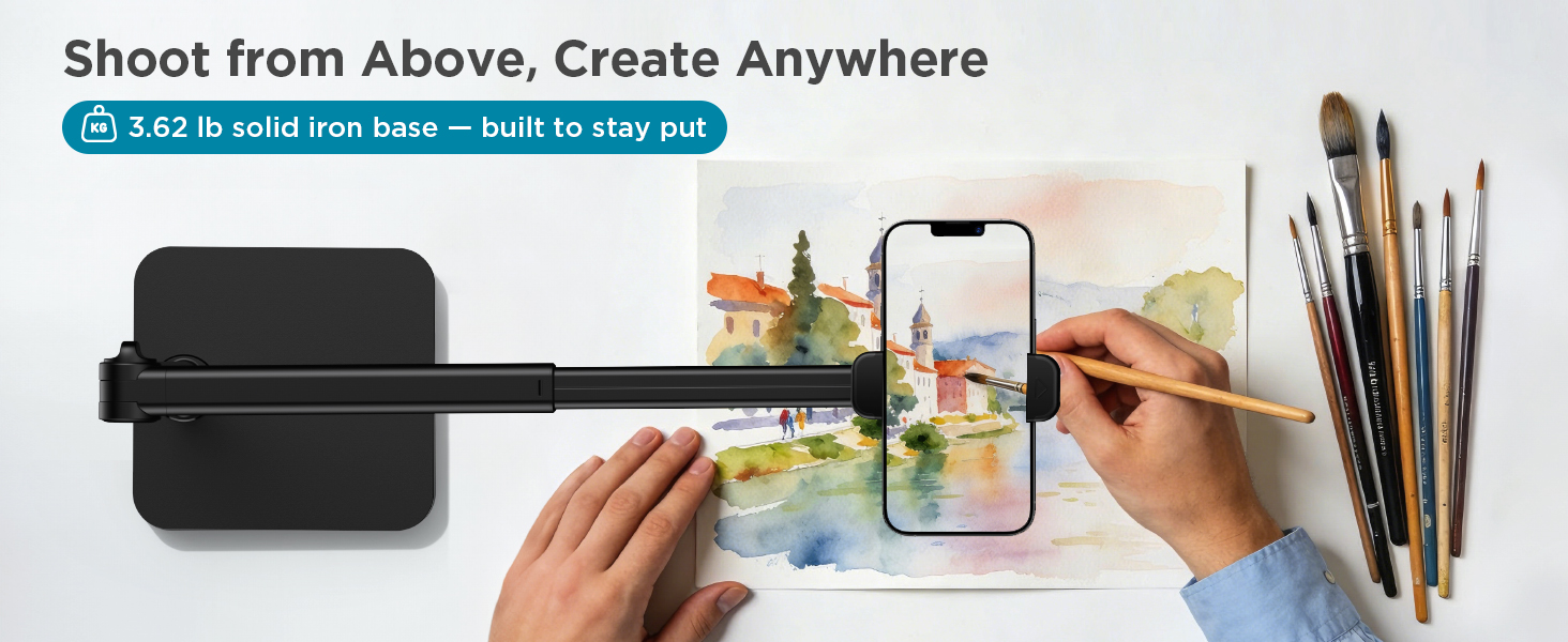 overhead phone stand