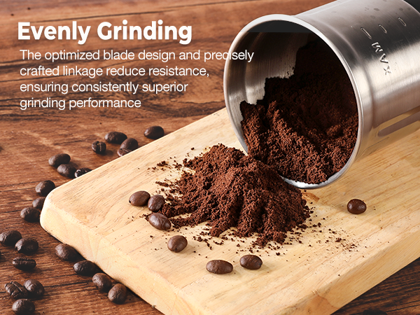 HAUSHOF Black Electric Coffee Blade Grinder (UL Plug)