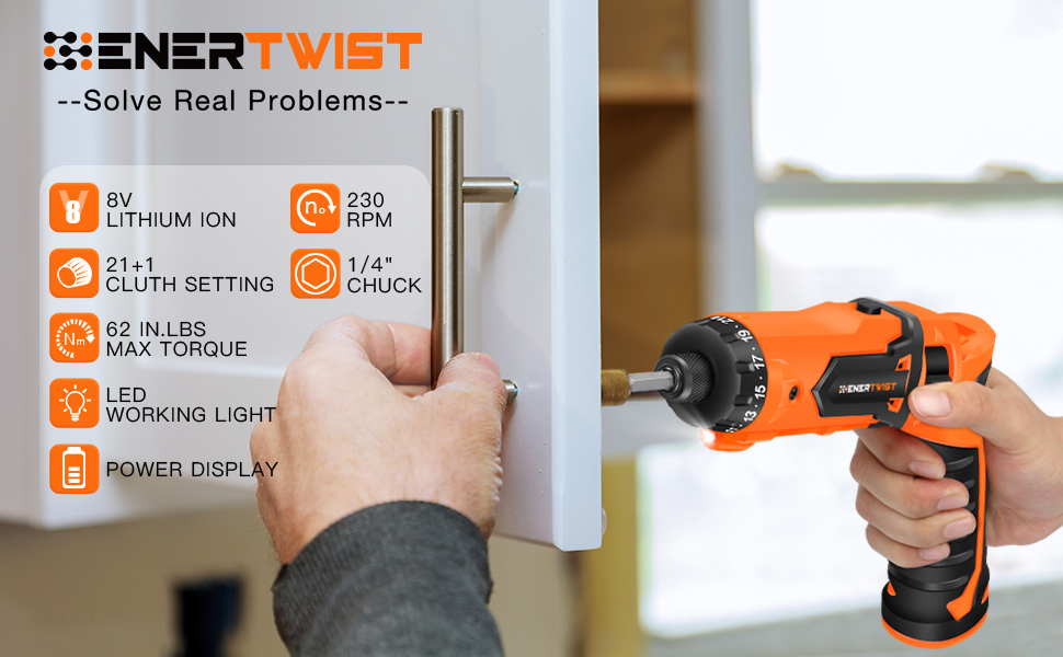 Cordless screwdriver kit