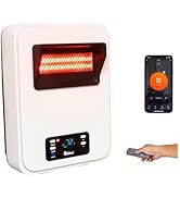 Dr. Infrared Heater Ecoheat Wall Hung or Wall Mounted Electric Space Heater, Dual System with Inf...