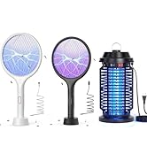 YISSVIC Electric Fly Swatter 2PCS Plus Bug Zapper Outdoor Plug in 1PCS